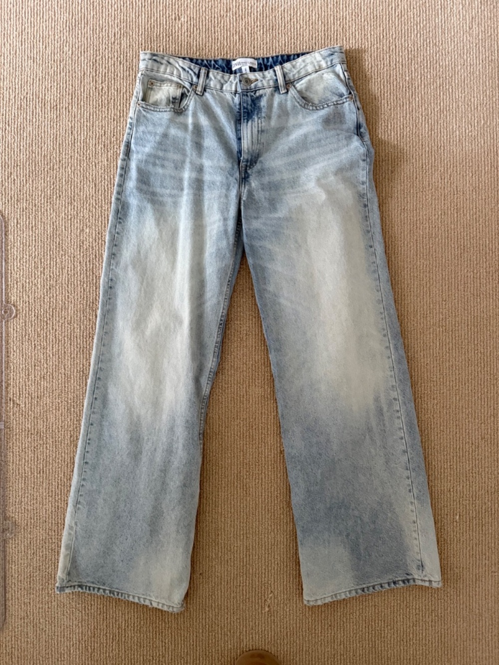 ZARA The Boogie Pant Light Wash - Sz 8